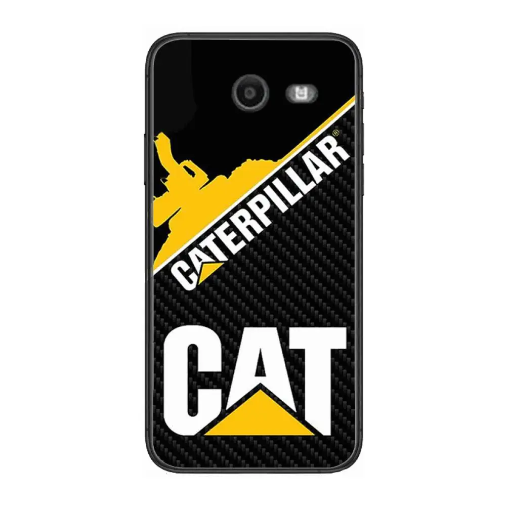 

Caterpillar LOGO style Phone Case Hull For Samsung Galaxy J 4 3 5 6 7 8 EU 2018 Plus 2017 Black Shell Art Cell Cover TPU