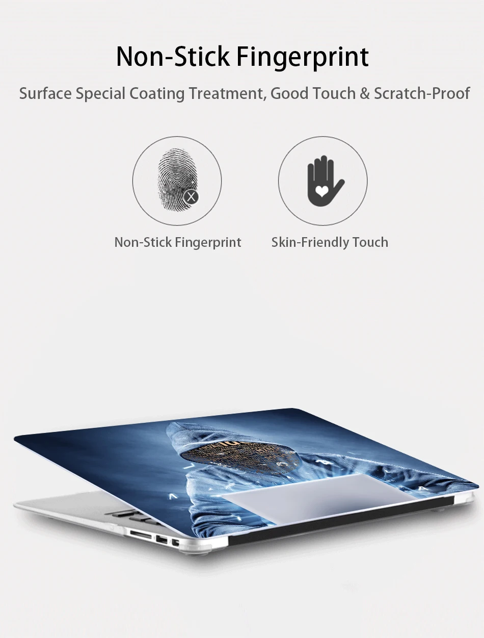 MTT для Apple Macbook Air Pro retina 11 12 13 15 дюймов чехол для ноутбука с сенсорной панелью ПК Жесткий Чехол таинственный хакер чехол для ноутбука