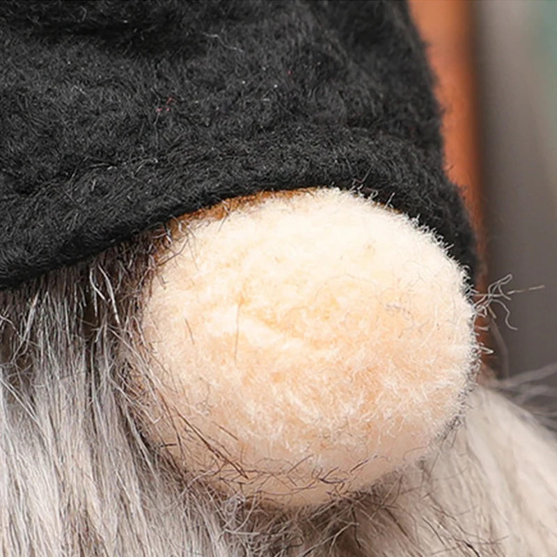 2020 Christmas Handmade Swedish Santa Gnome Doll Ornaments Black Hat Figurine Tree Hanging Decorations，Elf Toys | Дом и сад