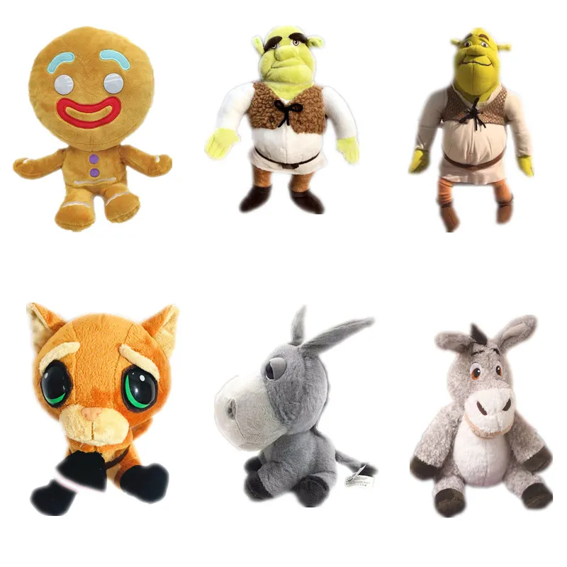 1 шт./лот плюшевая кукла Ослик gingy puss подарок детские игрушки|Персонажи