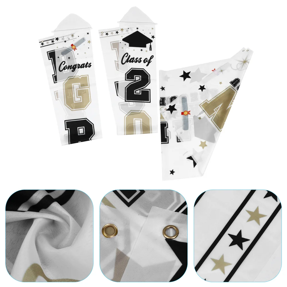 1 комплект из 3 шт. Выпускной сезон дверной баннер вечерние Декор подвесной
