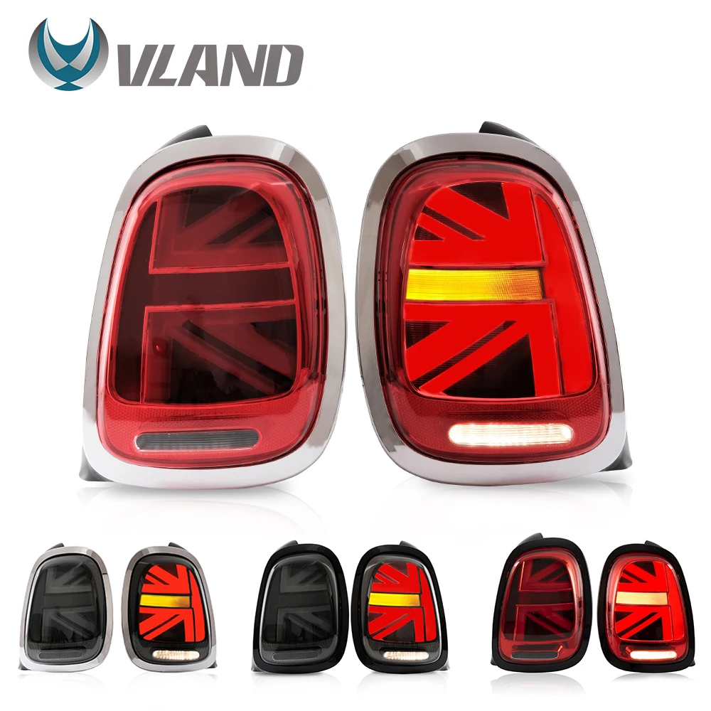 

VLAND Generic for LED Taillights BMW Mini Cooper F55 F56 F57 LED rear lights 2014-2018 year smoke black