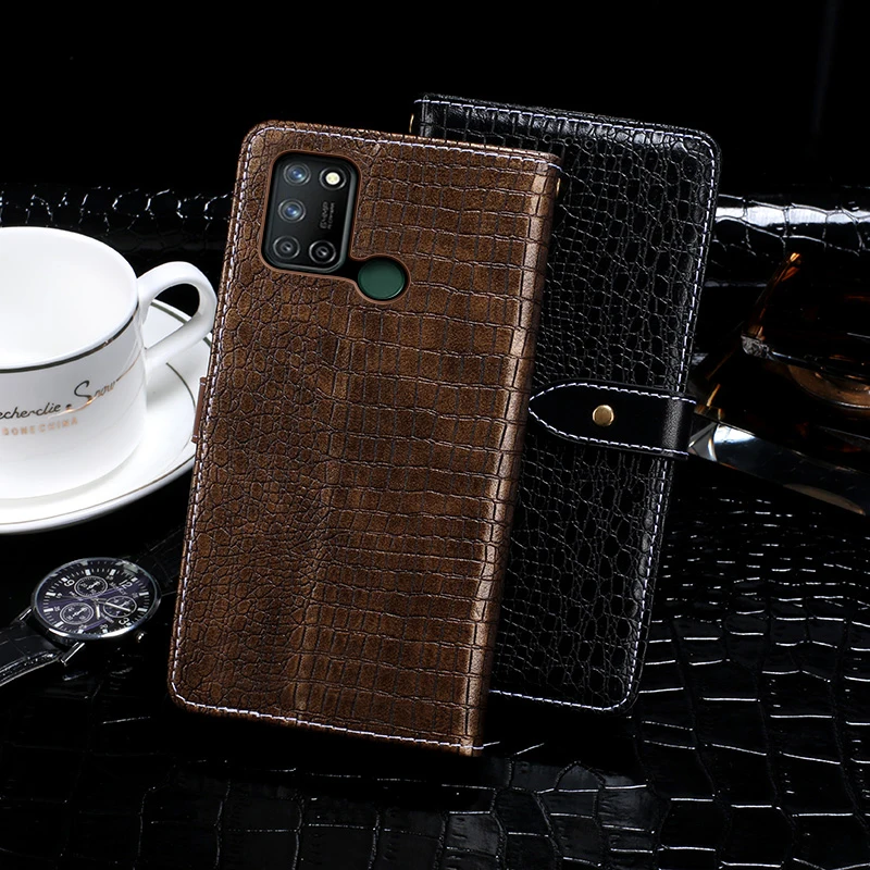 

Кожаный чехол для Realme 7i 6,5 дюйма, чехол из ТПУ и силикона, откидной чехол, кожаный кошелек для Realme 7i 2020, оболочка, чехлы Etui, сумки