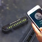Автомобильный карточка с телефоном для временной парковки номер карты пластина Стикеры для Toyota Prius аксессуары