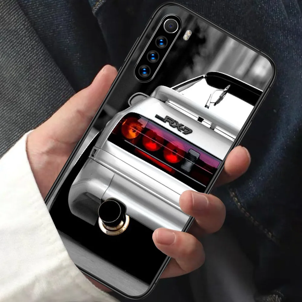 

Luxury Mazda RX-7 Phone Case For XIAOMI Redmi Note 5 7 8 T 9 6A 7A 8A 9S K 20 30 Pro black Funda Pretty Coque Tpu Back Fashion