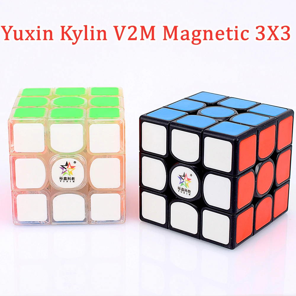 Магнитный магический куб Yuxin Kylin V2 M 3X3X3 3x3 головоломка скоростной V2M 3x3x3 волшебный