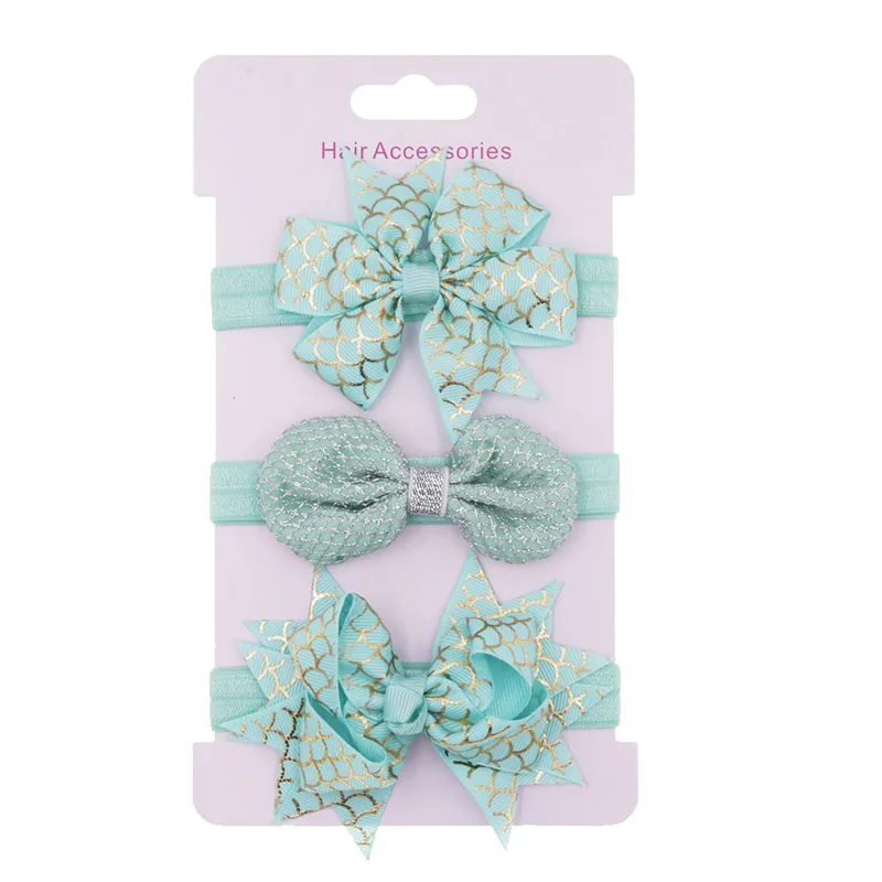 3pc headband 28 3 шт./компл. Милая Одежда с бантом для маленьких девочек повязка на голову новорожденных детей, повязка на голову, повязка для малышей эластичная Детская повязка на голову Haarband Детские аксессуары для волос - Цвет: 3pc headband 28