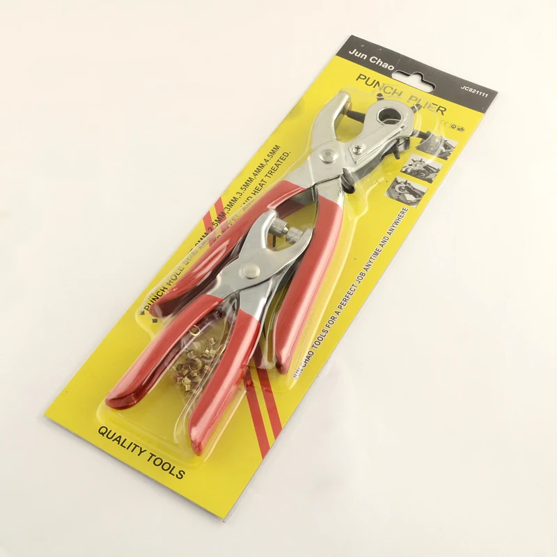 

Наборы плоскогубцев для пробойника из стали 45 #, плоскогубцы для пробойников и железные фурнитуры, подходят для пробойника для кожи, красная...