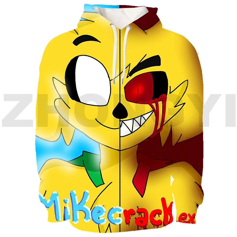 

Толстовка с капюшоном и 3D-принтом из мультфильма «Mikecrack»