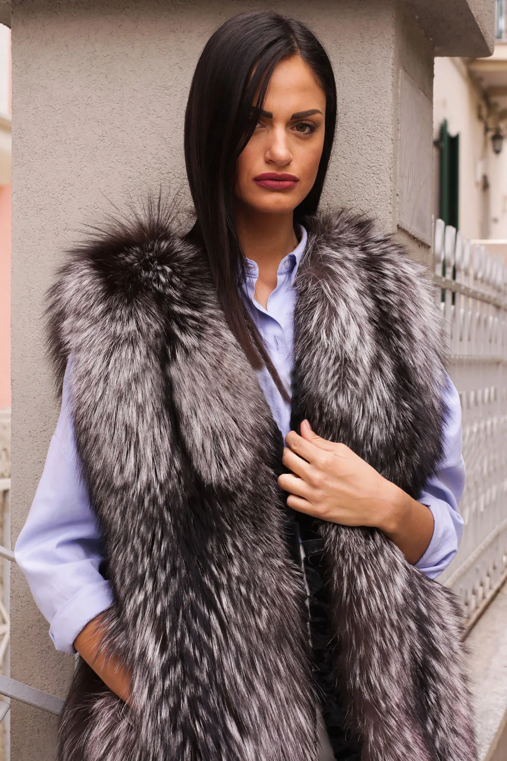 Новый Настоящее пальто из натурального меха лисы для женщин развивающий коврик