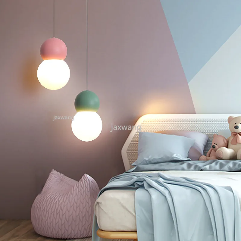 Светодиодный подвесной светильник в стиле макарон лофт деревянное освещение для