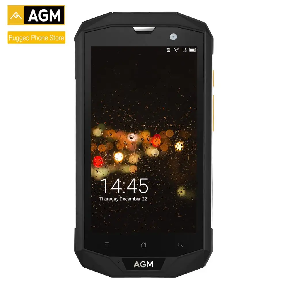 AGM A8 5 &quot4G + 64G FDD-LTE Android 7 1 мобильный телефон 2SIM IP68 прочный 4 ядра 13.0MP 4050 мАч Новый NFC