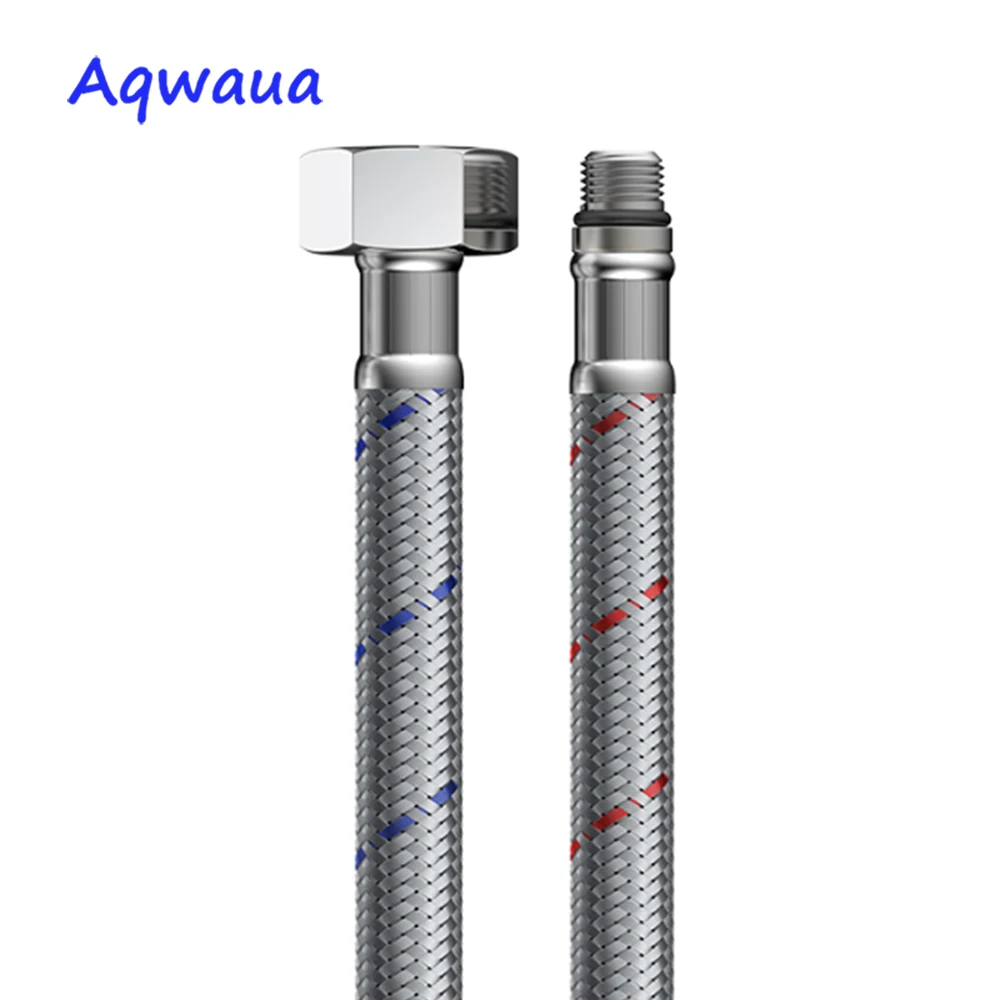 Aqwaua-Mangueira de torneira flexível, misturador de água,