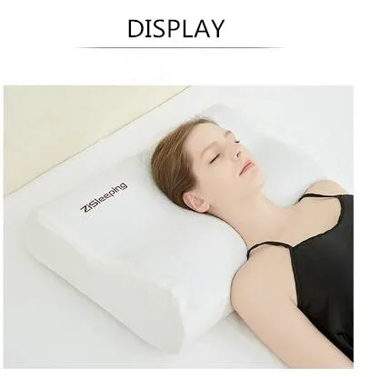 

Cotton Memory Orthopedic Sleep Blue Cool Comfort Gel Bedding Neck Pillow Memory Neck Memory Foam Sleep Hydrogel High Pillow