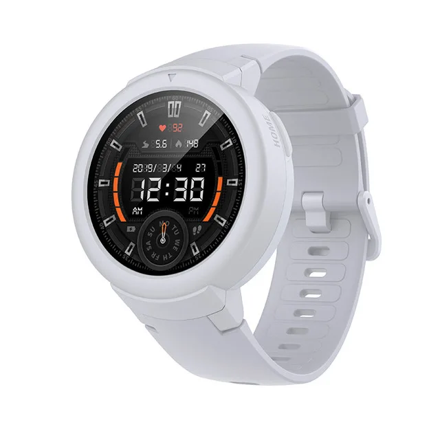 White AMAZFIT Verge Lite Смарт-часы глобальная версия gps IP68 Водонепроницаемые мульти-спортивные Смарт-часы Bip 2 трекер здоровья - Цвет: White