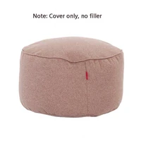 ottoman sofa cover round bean bag chair for kids footstool sofa cover japanese tatami lazy sofa chair living room furniture
