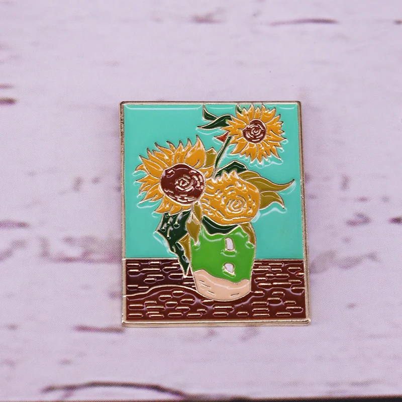 Эмалированная булавка Ван Гога для лацканов | Украшения и аксессуары
