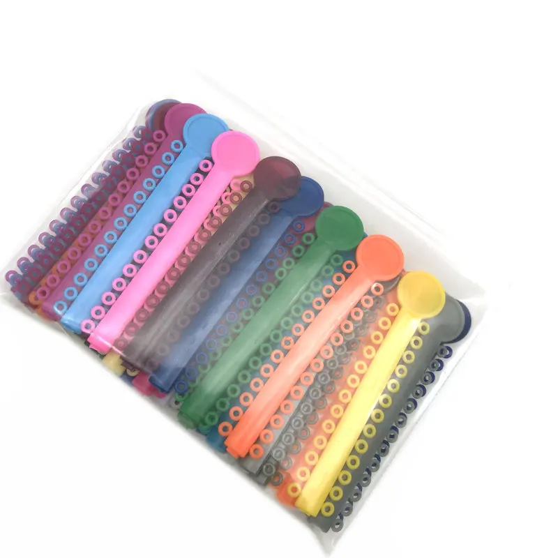 

40 шт./1 упаковка, эластичные Ортодонтические ленты для зубов