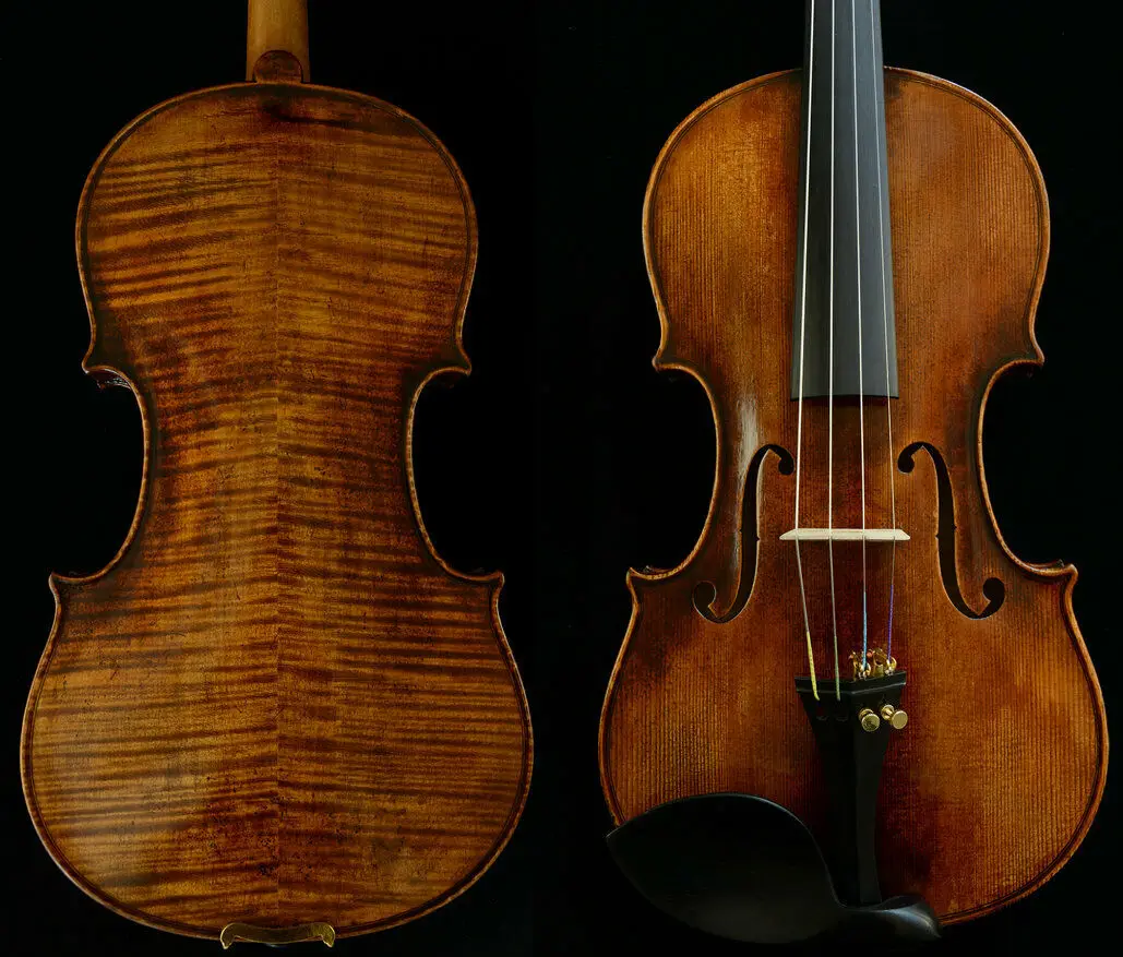 Реальная фотография великолепные тона скрипки Stradivari 1716 Messiah 200-y старая ель | Спорт