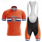 Трикотажный комплект для велоспорта, 2021, Нидерланды, Мужская одежда для велоспорта, одежда для горного велосипеда, велосипедный костюм, одежда для триатлона