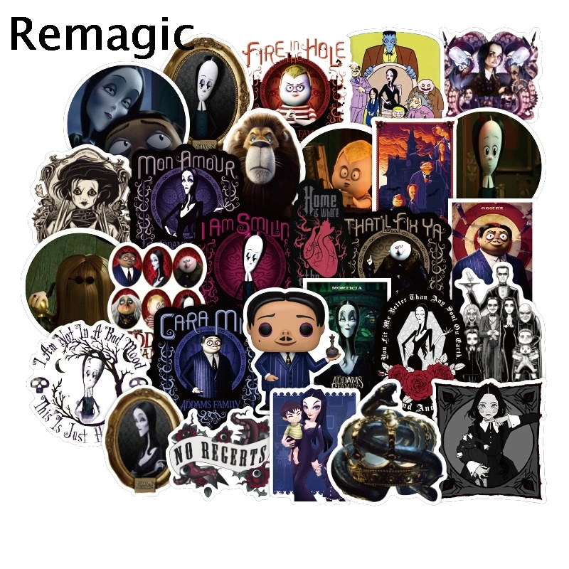 

50pcs Horror movie characters Scrapbooking Stickers Packs Skateboard Luggage Motorcycle Graffiti Kid Toy decals pasters gifts