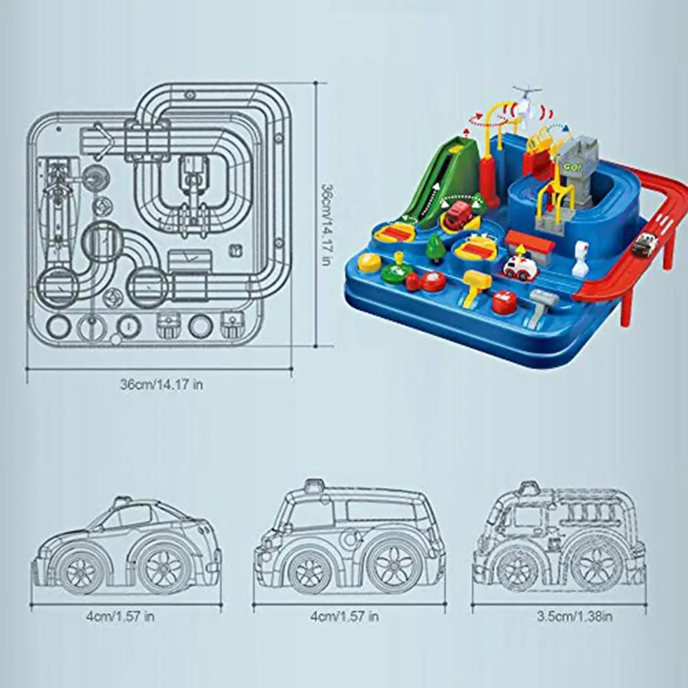 

Children Mechanical Inertia Train Toy Hot Selling Durable Safety Smooth Surface Racing Track Adventure Game Educational Toys