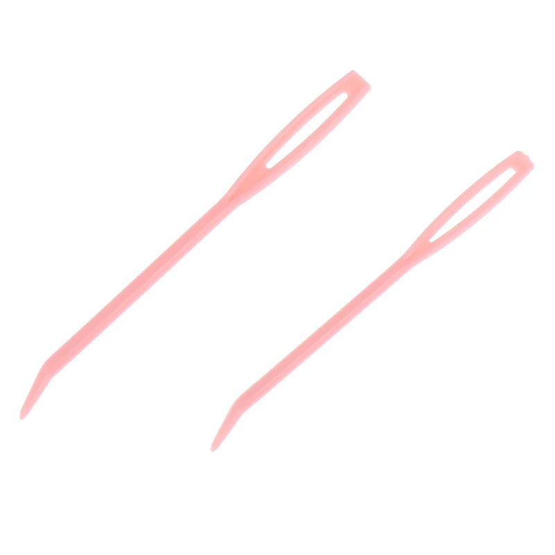 

DIY Sewing Accessories 2pcs Bent Tip Yarn Knitting Needles Big Eye Sewing Needles Tapestry Darning Needle Arts Craft