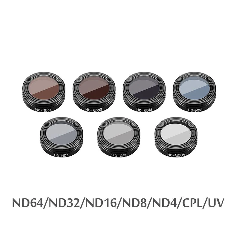 Set of seven Mavic воздушный фильтр нити UV/ND4/ND8/ND16/ND32/CPL объектив Фильтры Комплект для DJI Mavic камера воздушного дрона Сверхлегкий объектив Комплект аксессуаров - Цвет: Set of seven