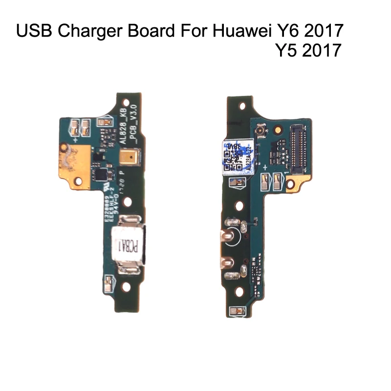 Плата зарядного устройства USB для Huawei Y6 2017 запасные части плата Y5 2017|Платы