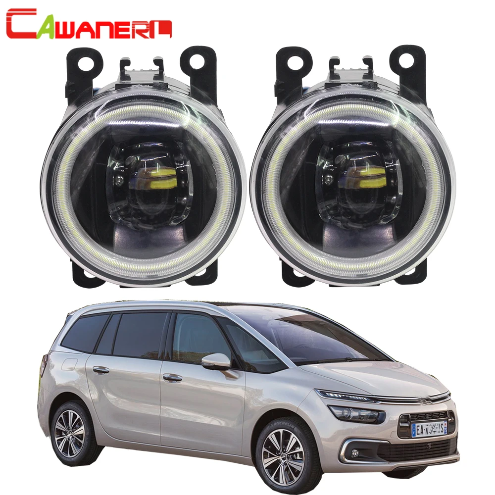 Cawanerl 2 шт. автомобиль аксессуары светодиодный лампы передние противотуманные