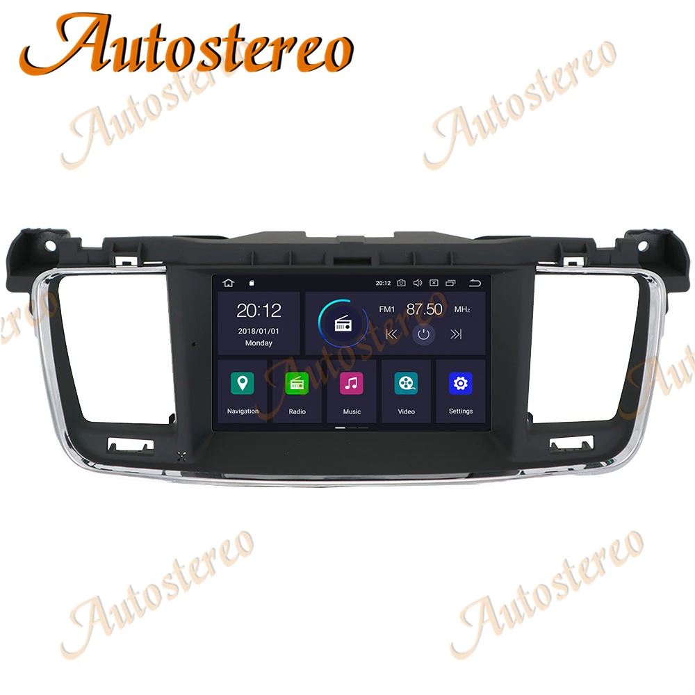 Android 10 0 4G + 64G Автомобильный gps навигатор для PEUGEOT 508 2011 2017 мультимедийный плеер Авто