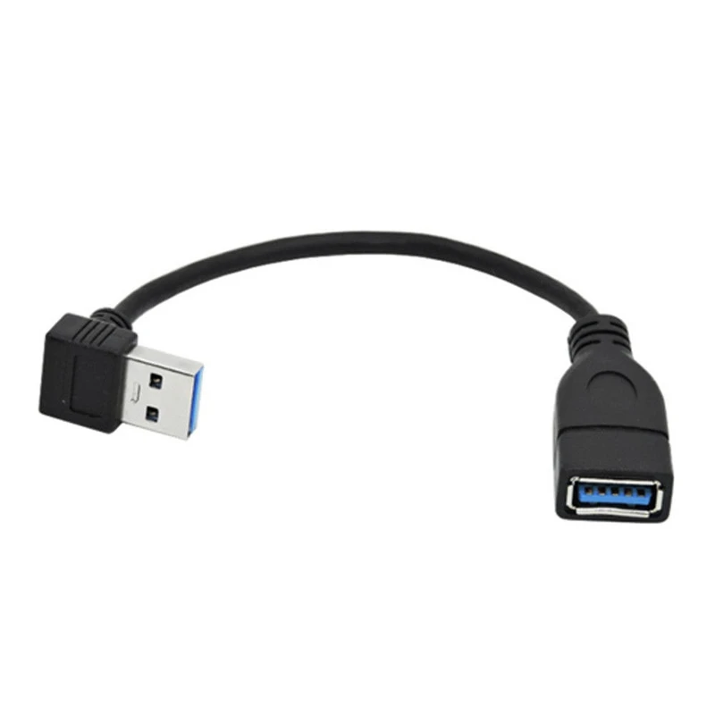 2 шт. Usb 3 0 угол 90 градусов удлинитель адаптер Папа-мама шнур данных вверх и вниз |
