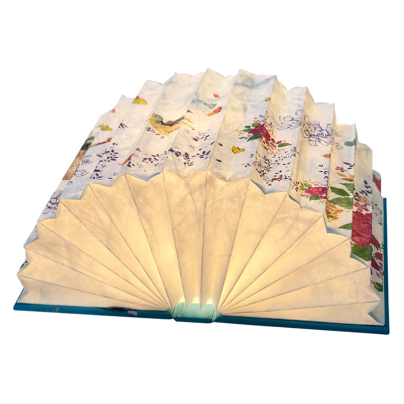 Художественный светодиодный светильник-книга USB Перезаряжаемый складной