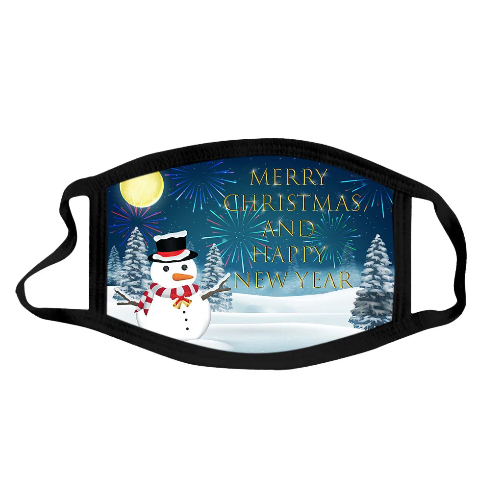 

5pcs Christmas Disposable Masks Children Kid Child's Christmas Masks Face Masks Reusable Masks Mouth Cover Mask mascarilla