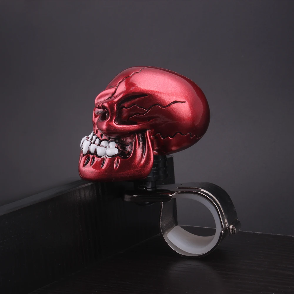 Новая автомобильная ручка с черепом гибкая простая установка вращающийся