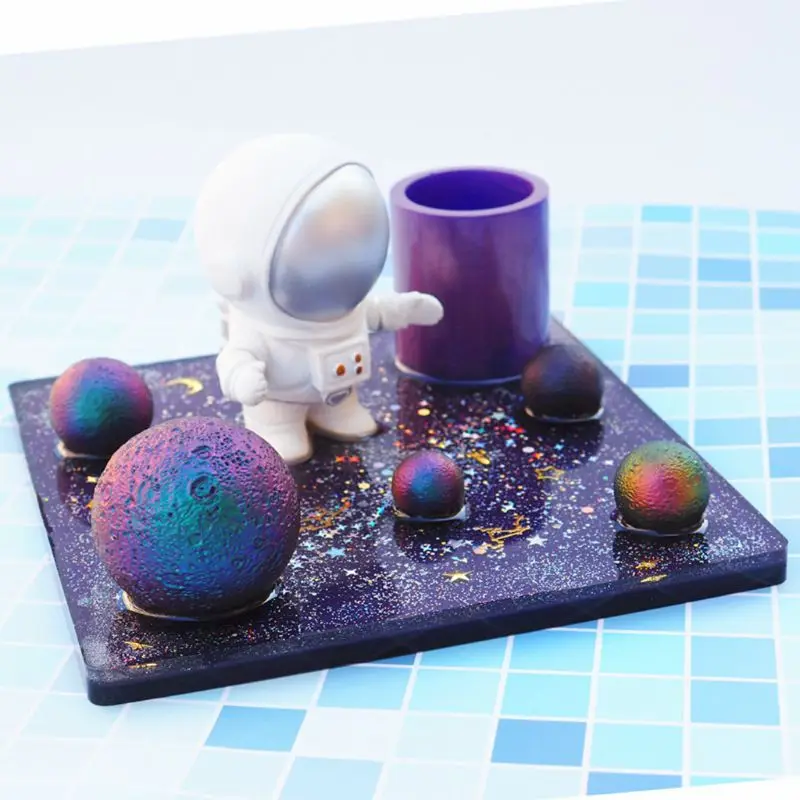 Планета Луна Небо Сфера космический мяч смолы литейная форма для кулона