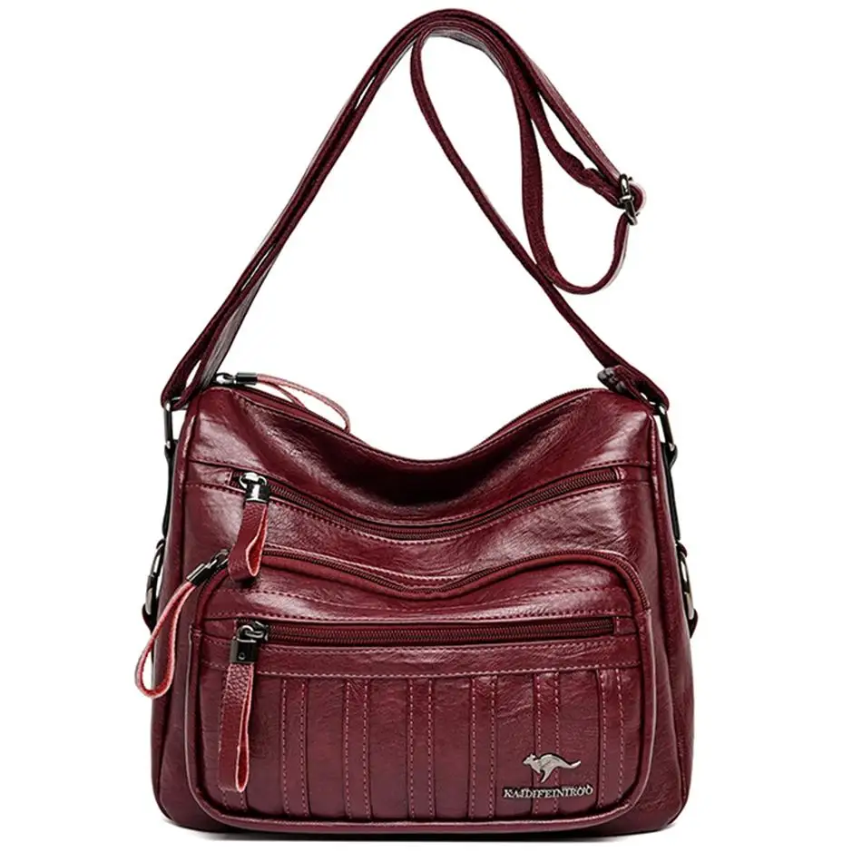 

High Quality Leather Luxury Handbags Women Bags Designer Retro Shoulder Crossbody Bags for Women