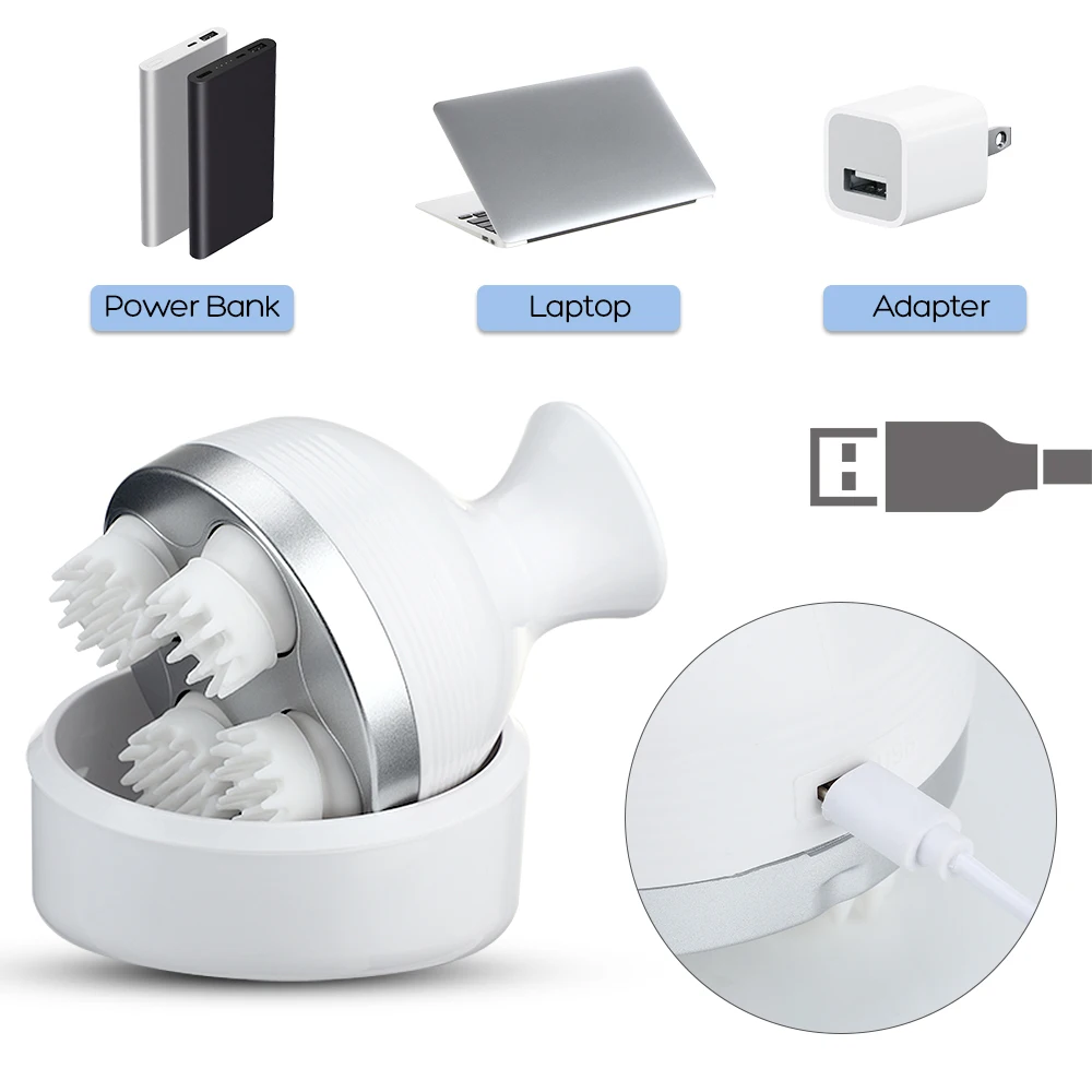 

Electric Head Massager Massager Roller Body Relax Massage Household Handheld Wireless Massage Claw for Head Arms Legs