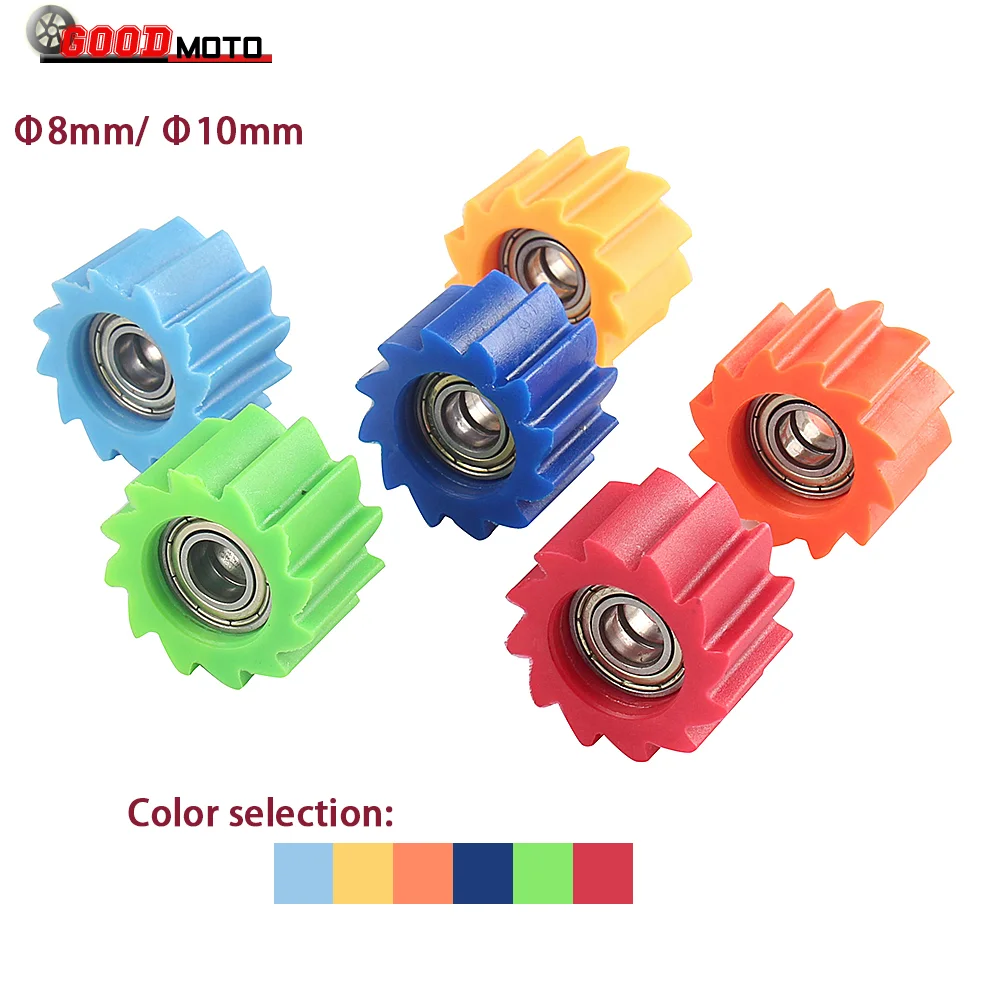 Ролик цепи мотоцикла M8 M10 натяжитель шкива направляющая колеса для Yamaha Honda Kawasaki