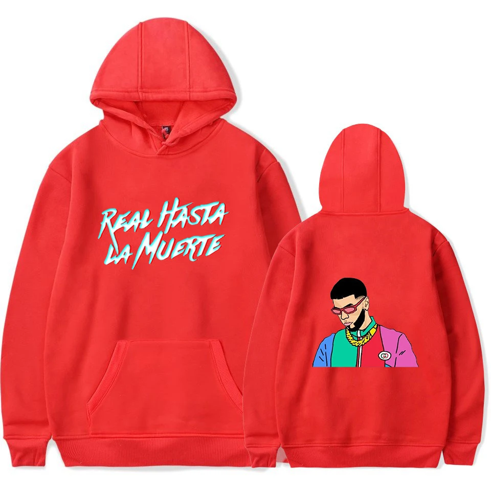 Anuel AA Стиль Знаменитостей Толстовка для мужчин и женщин