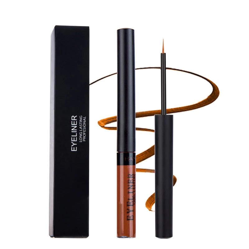 

2021 Professional Shiny Eye Liners Cosmetics for Women Pigment Matte Liquid Glitter Waterproof Smudge-Proof Smooth Eyeliner Pen