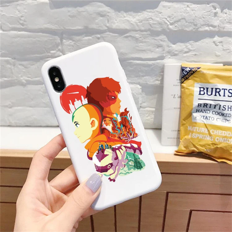 Аватар Последний Airbender цветной Мягкий силиконовый чехол для iphone 6 6S 7 7plus 8 XR