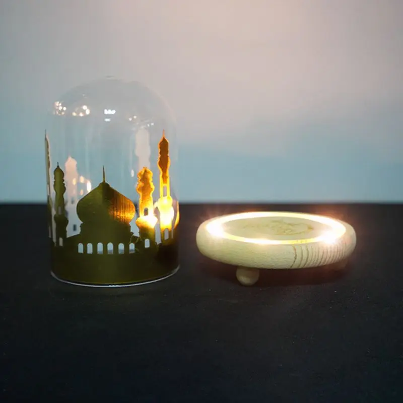 Креативный светодиодный ночник EID Mubarak настольная лампа для Рамадана вечерние