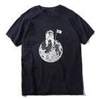 Высококачественная футболка COOLMIND из 100% хлопка, повседневная свободная Мужская футболка coo spaceman, крутая футболка, мужские футболки