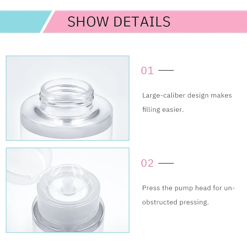 PETG толстостенная бутылка 150 мл средство для снятия макияжа с тонером чистая