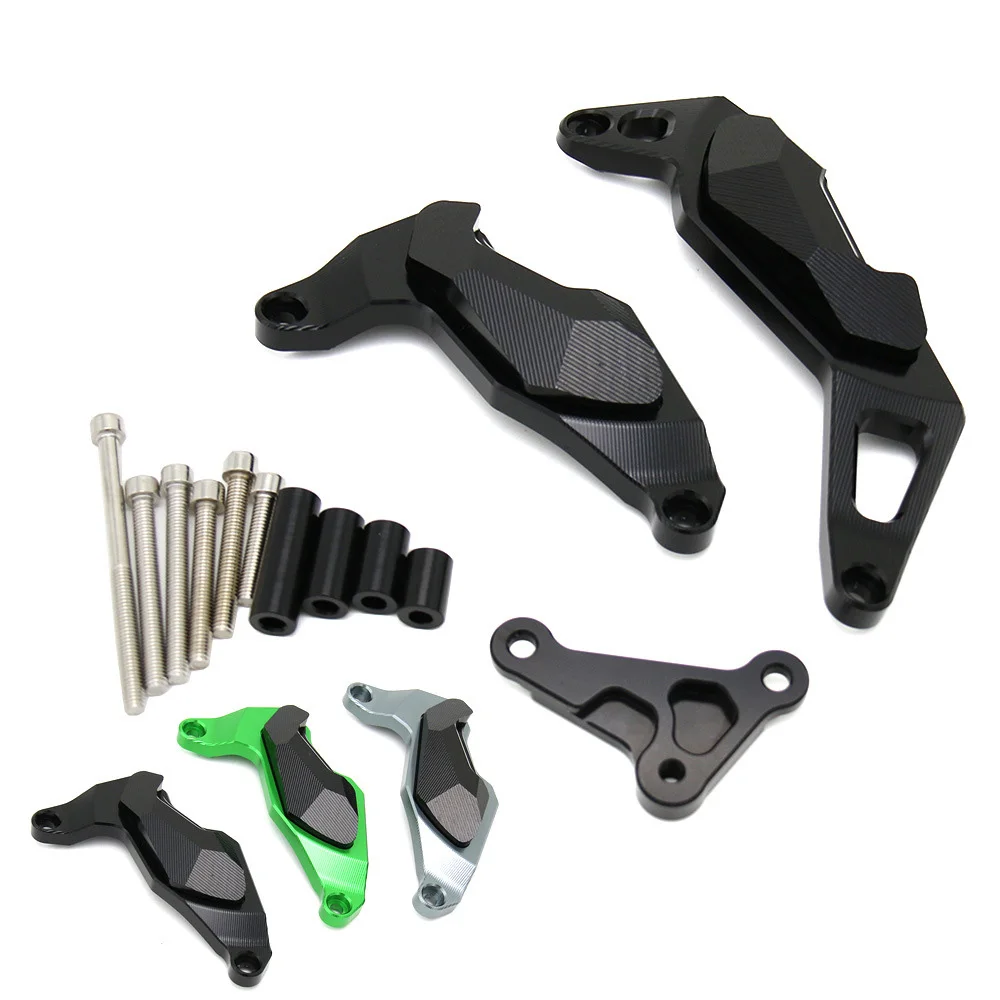 

Чехол для корпуса двигателя, ползунок, защита от удара для Kawasaki Ninja400 2017 2018 2019, аксессуары для мотоциклов, левая и правая Защитная крышка