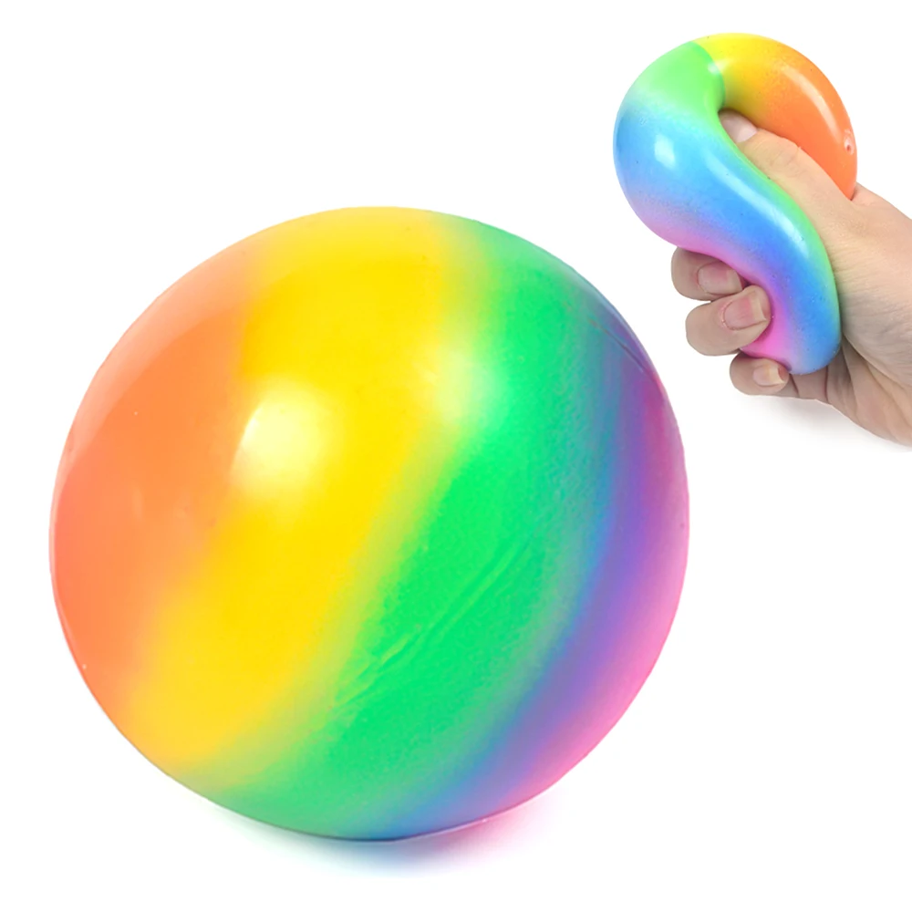 

Colorful Vent Ball Press Decompression Toy Balls Relieve Anti Stress Balls Hand Squeeze Fidget Toy For Child Kids Antistress New