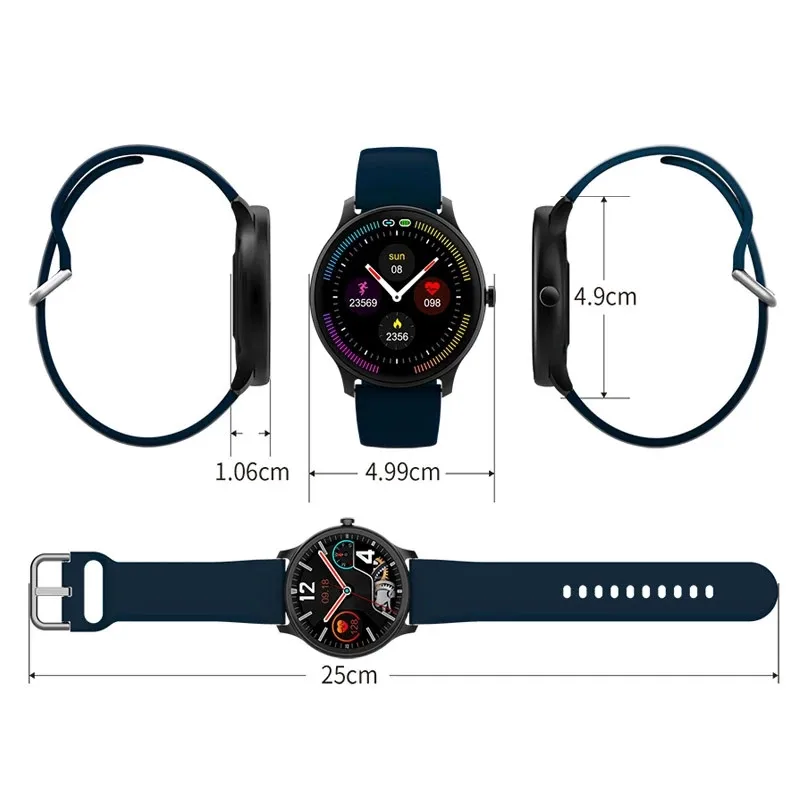 

G5 Bluetooth Smart Watch Women Men Full Touch Fitness Tracker IP67 Waterproof Smartwatch For Android Xiaomi Redmi