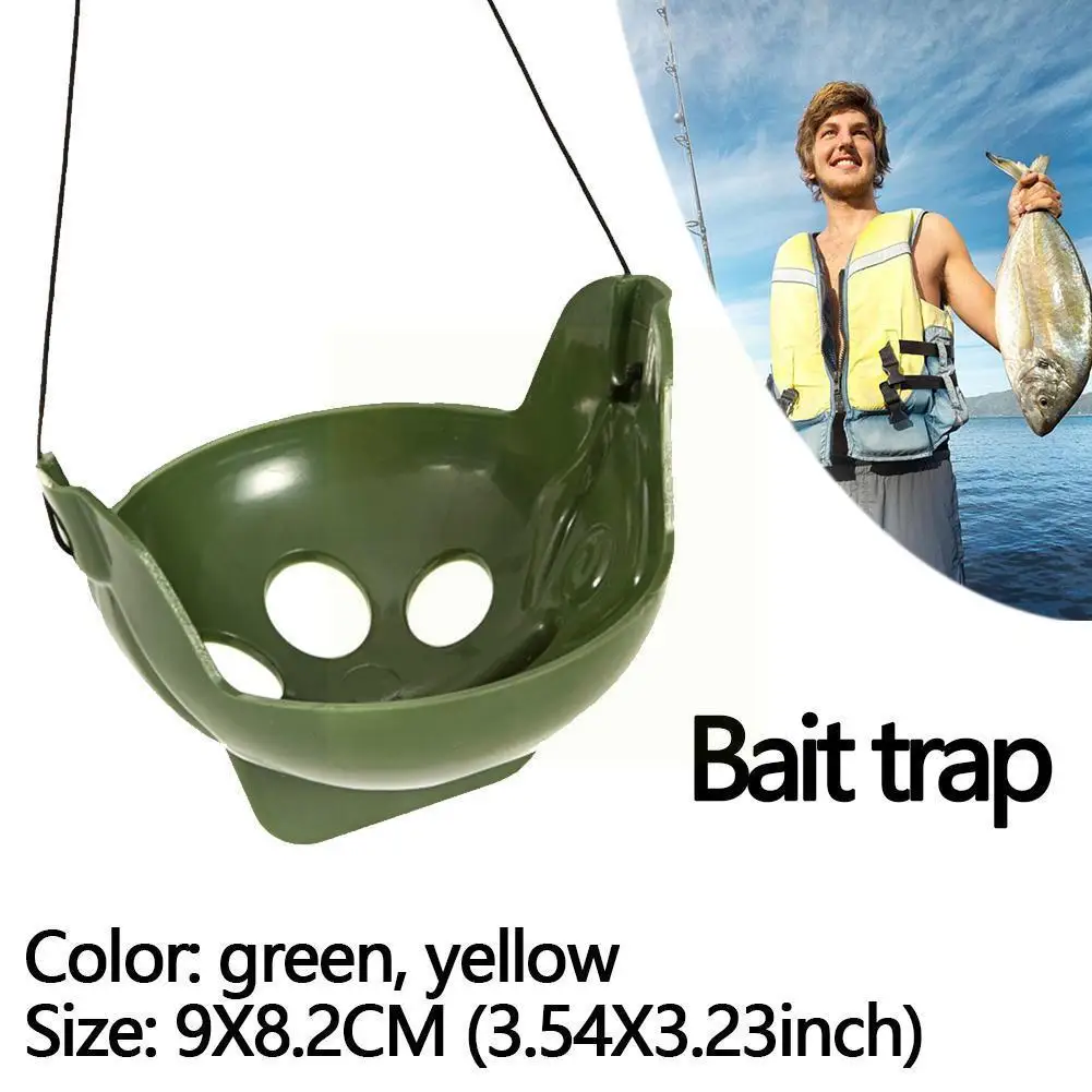 

ABS Wobbles Feeder Fishing Lure Carp Cage Connector Sinker Accessories Fishing Bucket Bait Lure With Lead Tackle J9W5