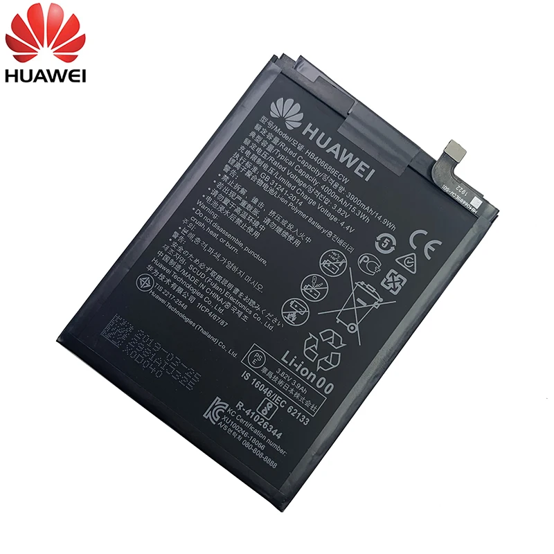 100% Оригинальный Хуа Вэй HB406689ECW аккумулятор телефона для Huawei Y7 плюс TRT L53 L21A 2017 Y9 Prime